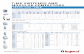 TIME SWITCHES AND MODULAR CONTACTORS - … · THE LOBAL SPECIALIST IN ELECTRICAL AND DIGITAL BUILDING INFRASTRUCTURES TIME SWITCHES AND MODULAR CONTACTORS SELECTION TABLE Digital