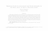Business Cycle Co-movement and Trade Intensity in … · Business Cycle Co-movement and Trade Intensity in ... to di erent measures of business cycle co-movement and bilateral ...