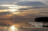 Islesboro Islands Trustislesboroislandstrust.org/wp-content/uploads/2014/01/IIT-2012_2013... · -4-Conservation for the Public Good Islesboro Islands Trust’s fundamental purpose