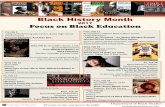 Black History Month - Black Studies Program · Mon,%Feb%20 7pm//LeadershipAuditorium ... Monica&Hand&&&Nina&Simone:& ... Black History Month 2017 Focus on Black Education