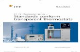 CT 72 Themostat Series – Standards conform transparent thermostats · 2014-10-04 · CT 72 Themostat Series – Standards conform transparent thermostats ... CT 72/2-TT and CT 72/4
