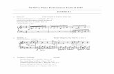 NCMTA Piano Performance Festival 2019 · NCMTA Piano Performance Festival 2019 ... Festival Collection Lev. 4 / Marlais / FJH / p. 22 . ... Peterson, Oscar Exercise No. 2 Jazz Exercises
