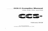 CCS C Compiler Manual - Your Source for Microchip PIC ... · CCS C Compiler Manual PCB, PCM, PCH, and PCD ... Code Profile ... Output Compare/PWM Overview ...