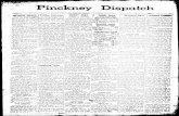 •1 V Dispatch - pinckneylocalhistory.orgpinckneylocalhistory.org/Dispatch/1956-04-25.pdf · 'T Dispatch V 73 THE PINCKNEY ... Alice Wakefield and Ted Stock ... •rhool is not vet