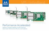 VPI / InfiniBand - mellanox.com · Performance Accelerated Mellanox InfiniBand Adapters Provide Advanced Data Center Performance, Efficiency and Scalability VPI / InfiniBand