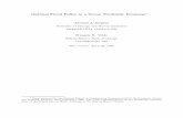 Optimal Fiscal Policy in a Linear Stochastic Economy · Introduction Computation of optimal scal policies for Lucas and Stokey’s (1983) economy requires repeated evaluations of