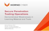 Secure Penetration Testing Operations - Black Hat .Secure Penetration Testing Operations ... Host