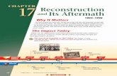 Reconstruction and Its Aftermath - Warren … 17 Reconstruction and Its Aftermath 501 The war had left the South with enormous problems. Most of the major fighting had taken place