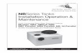 NBSeries Tanks Installation Operation & Maintenancejjmboilerworks.com/wp-content/uploads/2016/08/NB4-12-I-O-Manual... · Model MBH GPH NB-7 7,000 53 L W H1 ... 15 4 7/87 15 1/2 3/4”