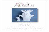 Bunny Puppets Crochet Pattern - Softiez · Exact gauge is not essential for this project. ABBREVIATIONS AND PATTERN ... Bunny Puppets Crochet Pattern ... crochet pattern, bunny puppets,