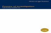 Powers of investigation - assets.publishing.service.gov.uk · 1.1 The Competition Act 1998 (the Act) provides the Office of Fair Trading (the OFT) with various powers to investigate
