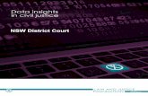 NSW District Court Report - Law and Justice Foundationfile/District_Court_Report_2017.pdf · Data insights in civil justice: NSW District Court . Catriona Mirrlees -Black, Suzie Forell