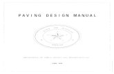PAVING DESIGN MANUAL - Welcome to the City of … · Intersections Traffic Barriers Median Openings SECTIONI • SECTION II· SECTION III . TABLE OF CONTENTS PAVING DESIGN MANUAL