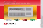 Solution F2 - nsc-sicherheit.de · Manual Call Points, ... “Solution F1“Fire Control Panel (Photoelectric smoke sensor, heat sensor, combined sensor) and can be combined with