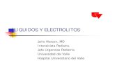 LIQUIDOS Y ELECTROLITOS - reeme.arizona.edu y electrolitos.pdf · LIQUIDOS Y ELECTROLITOS Jairo Alarcon, MD Intensivista Pediatra. Jefe Urgencias Pediatria Universidad del Valle Hospital