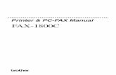 Printer & PC-FAX Manual FAX-1800C - Brotherdownload.brother.com/welcome/doc000109/FAX1800C_US_PR_0.pdf · PRINTER DRIVER SETTINGS (WINDOWS® ONLY) 1 - 1 1 1 Printer Driver Settings