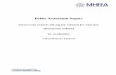 Public Assessment Report - GOV.UK · UKPAR Fluorescein Sodium 100 mg/ml, Solution for Injection PL 41349/0001 1 Public Assessment Report Fluorescein Sodium 100 mg/ml, Solution for