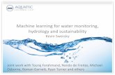 Machine learning for water monitoring, hydrology …kswersky/wp-content/uploads/Workshop... · Machine learning for water monitoring, hydrology and sustainability ... environmental