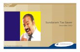 Sundaram Tax Saver · Mutual Fund Investments are subject to market risks, ... Sundaram Tax Saver. 8 Portfolio Snapshot. ... State Bank of India IndraprasthaGas