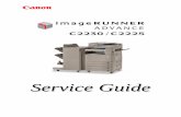 imageRUNNER ADVANCE C2200 Series Service Guide …downloads.canon.com/...ADVANCE_C2200_SSG_Rev_1.pdf · imageRUNNER ADVANCE C2200 Series Service Guide ... GPR-36 Drum Unit Limited
