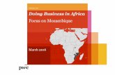 Doing Business in Africa · Doing Business in Africa Focus on ... prosperity of the African people and economies. Algeria ... • The current president of Mozambique is Filipe Jacinto