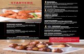 STARTERS ROASTED THE PERFECT LINEUP TO …baileyssportsgrille.com/wp-content/uploads/2017/11/menu.pdf · Sam Adams beer-battered chicken tenders, with choice of BBQ sauce, honey mustard