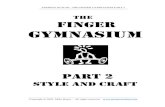 THE FINGER GYMNASIUM - Guitar Coaching · EXPRESS GUITAR : THE FINGER GYMNASIUM PART 2 ... Muting 17. Rake picking 18. Finger picking (right hand) ... Finger picking (right hand)