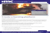Create a burning platform pdf - The Management …€¦ · management consultancy @contact us the management centre Create a burning platform Urgent and important In order for people