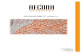 AFCONA ADDITIVES Product List - A. Bailey · AFCONA ADDITIVES Product List ... Page 17-18 Page 19-20 ... Very strong defoamer with good compatibility and clarity in high gloss UV
