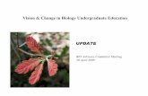 Vision & Change in Biology Undergraduate Education .Vision & Change in Biology Undergraduate Education