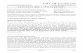 CITY OF HOUSTON€¦ · CITY OF HOUSTON Archaeological ... apartment buildings were constructed during Houston’s building boom in the 1920s, but few remain today. ... Lenard Gabert