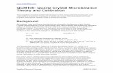 QCM100- Quartz Crystal Microbalance Theory and Calibration · Stanford Research Systems (408)744-9040 QCM100- Quartz Crystal Microbalance Theory and Calibration This chapter provides