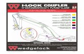 COUPLER C2 Installation Manual - wedgelock.com COUPLER–INSTALL... · Upper Hutt 5018, New Zealand ph: ... We look to build long-term relationships ... The I-Lock Coupler has been