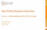 Real Estate Business Overview - BGEObgeo.com/uploads/presentations/bgeo-investor-day-2017-m2-real... · Real Estate Business Overview Speaker: Irakli Burdiladze, CEO, M2 Real Estate