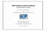 SKP Engineering College - civil.skpec.edu.incivil.skpec.edu.in/.../VI-Railway-Airport-and-Harbor-Engineering.pdf · CE6604 Railway, Airport and Harbor Engineering L T P C 3 0 0 3