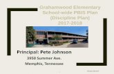 Principal: Pete Johnson - Shelby County Schools · Grahamwood Elementary School-wide PBIS Plan (Discipline Plan) 2017-2018 Principal: Pete Johnson 3950 Summer Ave. Memphis, Tennessee