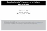 Eureka Math Homework Helper 2015–2016 Grade K …greatminds.net/.../Homework_Helper-Grade_K_Module_3.pdf · Eureka Math™ Homework Helper 2015–2016 Grade K ... Using the 1-foot