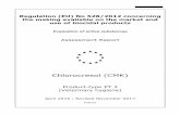 Chlorocresol (CMK) - Europadissemination.echa.europa.eu/Biocides/ActiveSubstances/1267-03/... · Chlorocresol (CMK) Product-type PT 3 ... 1. STATEMENT OF SUBJECT ... The new study