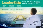 LeaderShip 02/2017 - angloeastern.com Issue … · Tales from the maiden voyage 20 Oxfam Trailwalker 2016 22 Winter Solstice Activity 23 Noble Cricket Sixes 24 Team building through