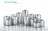 Staehle Prospekt 2016 · Tinplate is the material best suited to can construction. Steel is one of the ‚permanent materials,‘ and is the only material for
