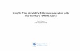 Insightsfrom(simulang(SDG(implementaonwith TheWORLD ... debriefing presentation.pdf · Insightsfrom(simulang(SDG(implementaonwith TheWORLD’SFUTUREGame! ... emotion Information without