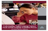 Understanding English Language Learners’ Needs ea.· Understanding English Language Learners’