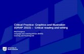 Critical Practice: Graphics and Illustration (GRAP … · Critical thinking and it’s application in Assignment 3 Consider how it fits into this course’s assignments. Information