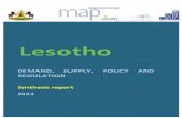 MAP Lesotho Synthesis 2014 FNL - Finmark Trust · RUFIP - Rural Financial Intermediation Program SACCOs - Savings and Credit Cooperatives SADC - Southern African Development Community