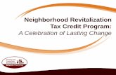 Neighborhood Revitalization Tax Credit Program - project   · Neighborhood Revitalization
