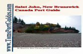 Toms Saint John (New Brunswick) Cruise Port Guide · Toms Saint John (New Brunswick) ... pass for visitors to use the computers ... Jewish Historical Museum N 45°16'24.8", W 66°03'13.3"