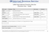 LB&I International Practice Service Process Unit – … · LB&I International Practice Service Process Unit ... or law or the IRS's interpretation of ... covers interest expense