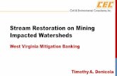 Stream Restoration on Mining Impacted Watersheds · Compressive & shear strengths, density, moisture, Atterburg Limits, factor of safety Acid-base accounting (ABA), reactive sulfur,