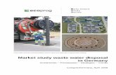 Market study waste water disposal in Germany - … · Market study waste water disposal in Germany Investments ... We collected and evaluated data on the operators of sewerage systems