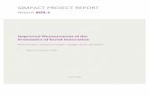 SIMPACT PROJECT REPORT · SIMPACT PROJECT REPORT Report #D5.1 Improved Measurement of the Economics of Social Innovation ... , Maria Kleverbeck, Tamami Komatsu, Liisa Perjo ...